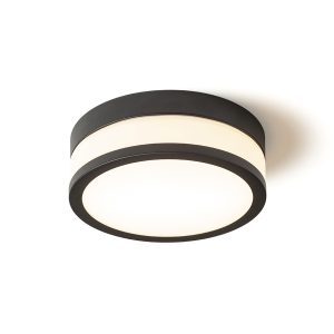 LEDRA CIRA LED 23 mennyezeti lámpa opálüveg/fekete 230V LED 12W IP44 3000K