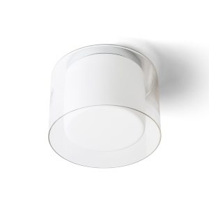 LEDRA VENICE 23 mennyezeti lámpa átlátszó üveg/opálüveg/króm 230V LED E27 11W IP44