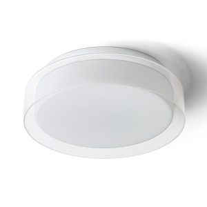 LEDRA VENICE LED 30 mennyezeti lámpa átlátszó üveg/opálüveg/króm 230V LED 12W IP44 3000K