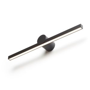 LEDRA LUISA 60 fali lámpa fekete 230V LED 12W IP54 3000K