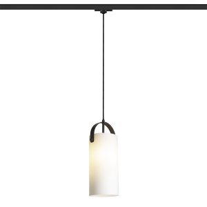 LEDRA JULIETTA 31 háromáramkörös sínre opálüveg/fekete 230V LED E27 15W