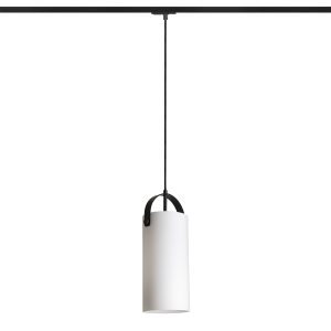 LEDRA JULIETTA 31 egyáramkörös sínre opálüveg/fekete 230V LED E27 15W