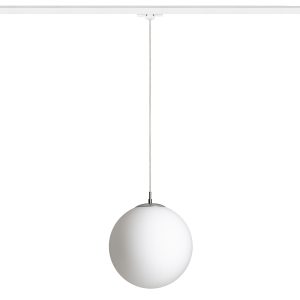 LEDRA LUNA 30 háromáramkörös sínre opálüveg/króm 230V LED E27 15W