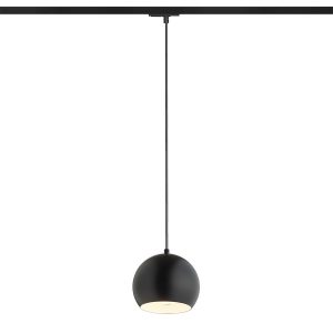 LEDRA AGNETA függőlámpa egyáramkörös sínre fekete 230V LED E27 11W