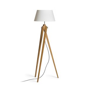 LEDRA AMBITUS 46 állólámpa krémfehér bambusz 230V LED E27 15W