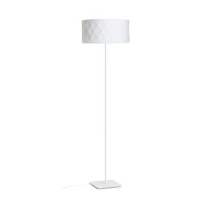 LEDRA CORTINA/JAKARANDA állólámpa fehér/fehér textil/fém 230V LED E27 15W