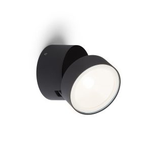 LEDRA FLAVIO R felületre szerelhető fekete 230V LED 6W 110° IP54 3000K