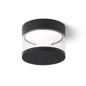 LEDRA BRENDA felületre szerelhető fekete 230V LED LED 9W IP65 3000K