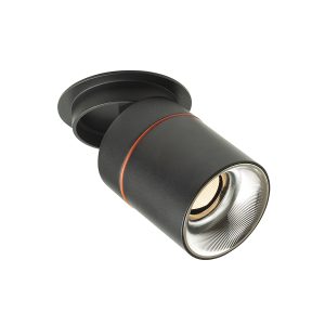 LEDRA AUGUSTA süllyesztett lámpa fekete króm 230V LED 12W 36° 3000K