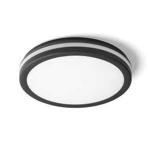 LEDRA SONO 30 felületre szerelhető fekete műanyag 230V LED 30W IP65 3000K 4000K 6000K