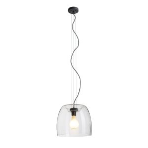 LEDRA ORLANDO 35 függőlámpa átlátszó üveg/fekete 230V LED E27 24W