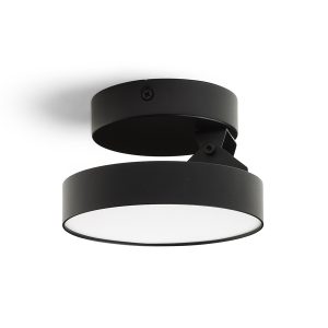 LEDRA ARETHA felületre szerelhető fekete 230V LED 12W 3000K