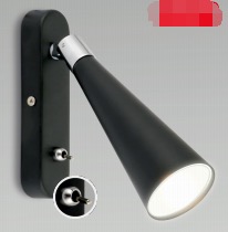 LEDRA ALEXIS fali lámpa fehér/fekete 230V LED GU10 5W