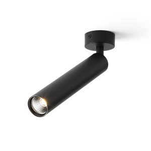 LEDRA DARRIN R felületre szerelhető fekete 230V LED 6W 24° 3000K