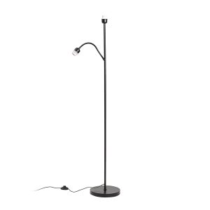 LEDRA PAMPA állólámpa talapzat fekete 230V LED E27 11+7W