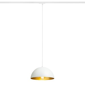 LEDRA GLADYS 30 egyáramkörös sínre fehér/aranysárga 230V LED E27 15W