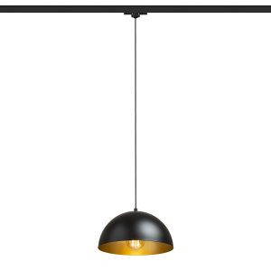 LEDRA GLADYS 30 háromáramkörös sínre fekete/aranysárga 230V LED E27 15W