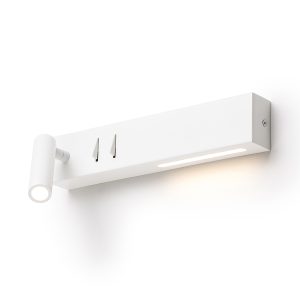 LEDRA ODEON fali lámpa beépített háttérvilágítással fehér 230V LED 8+3W 30° 3000K