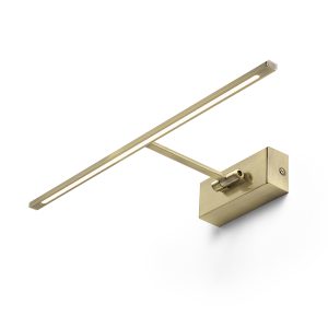 LEDRA FRESCO 45 fali lámpa antikolt sárgaréz 230V LED 8W 3000K