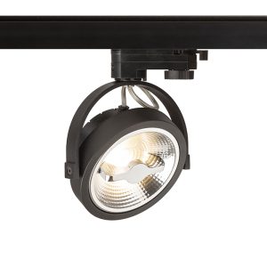 LEDRA KELLY LED háromáramkörös sínre fekete 230V LED 12W 24° 3000K