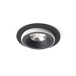 LEDRA SHARM R I süllyesztett lámpa fekete/fehér fekete 230V LED 10W 24° 3000K